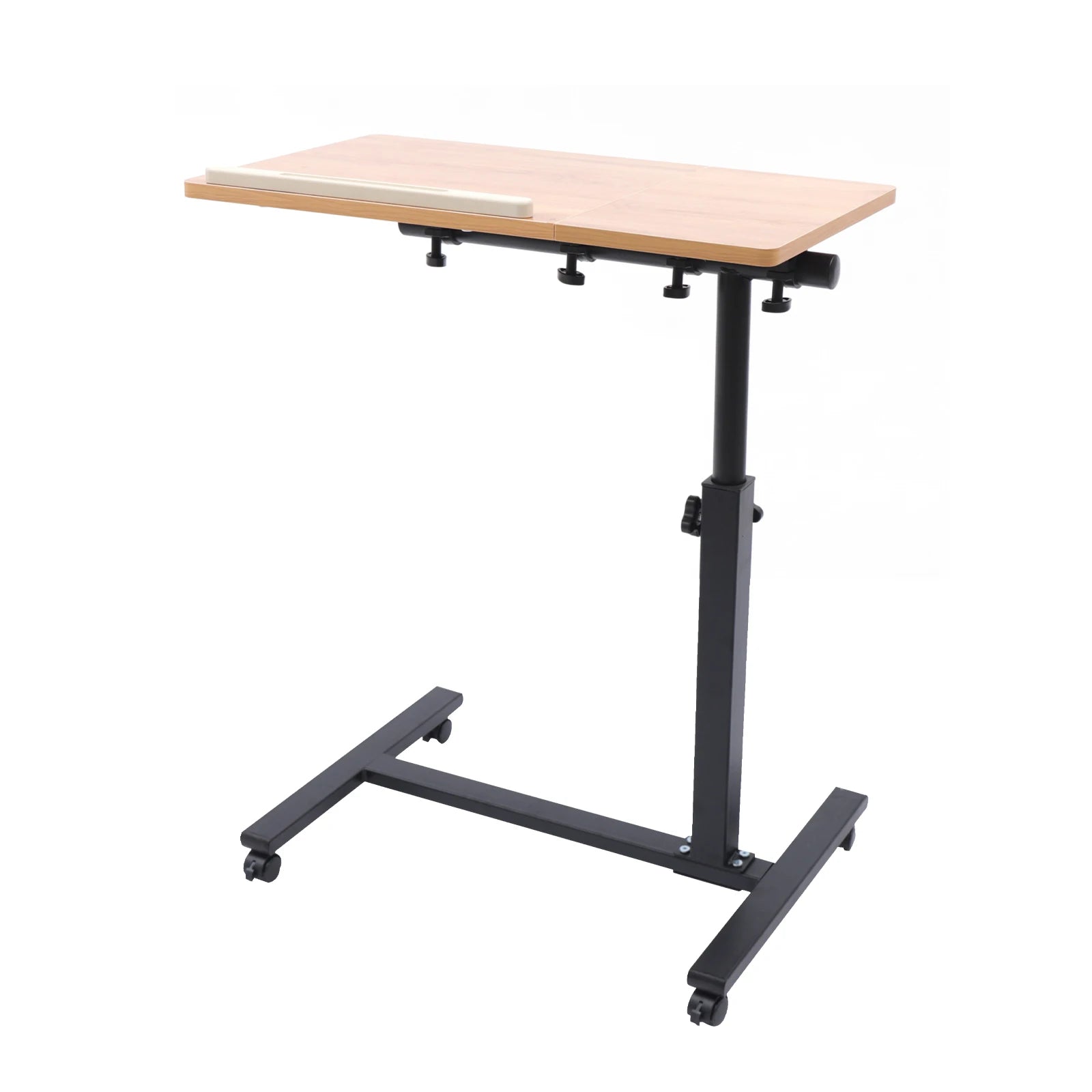 Adjustable Height Laptop Desk Rolling Cart Table Stand Movable Computer Table Sofa Side Tables - MANDOTOS