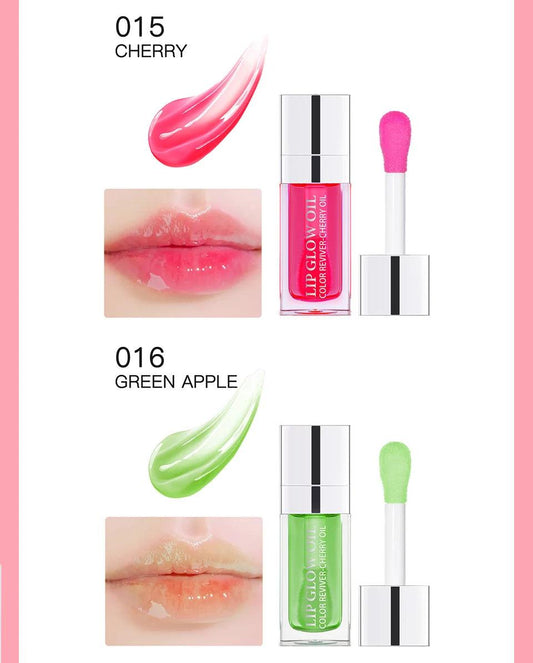 Moisturizing Lip Balm Original Lip Oil Gloss Care of the Lips Benetitnt for Lips Plumping Exfoliating Pink Plumping Gloss Oil - MANDOTOS