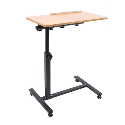 Adjustable Height Laptop Desk Rolling Cart Table Stand Movable Computer Table Sofa Side Tables - MANDOTOS