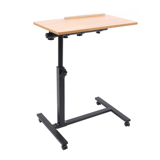 Adjustable Height Laptop Desk Rolling Cart Table Stand Movable Computer Table Sofa Side Tables - MANDOTOS