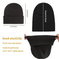 Unisex Satin Lined Beanie Hat For Women Winter Silk Lining Slouchy Warm Cuffed Skullies 2Layer Hair Cover Sleep Cap