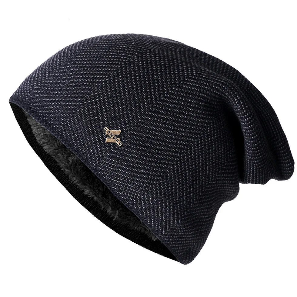 Hot Sale Unisex Warm Winter Hat Fashion Men & Women Simple Style Thick Knitted Hat Outdoor Sports Ski Beanie Hats