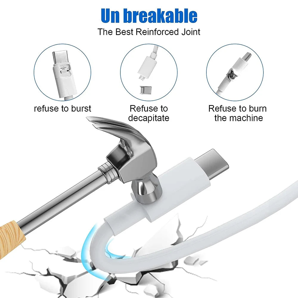 PD 60W USB C to USB Type C Cable Fast Charge Data Cable For Iphone 15 15Pro Huawei Samsung Xiaomi Data Line Black White 1M 2M 3M - MANDOTOS