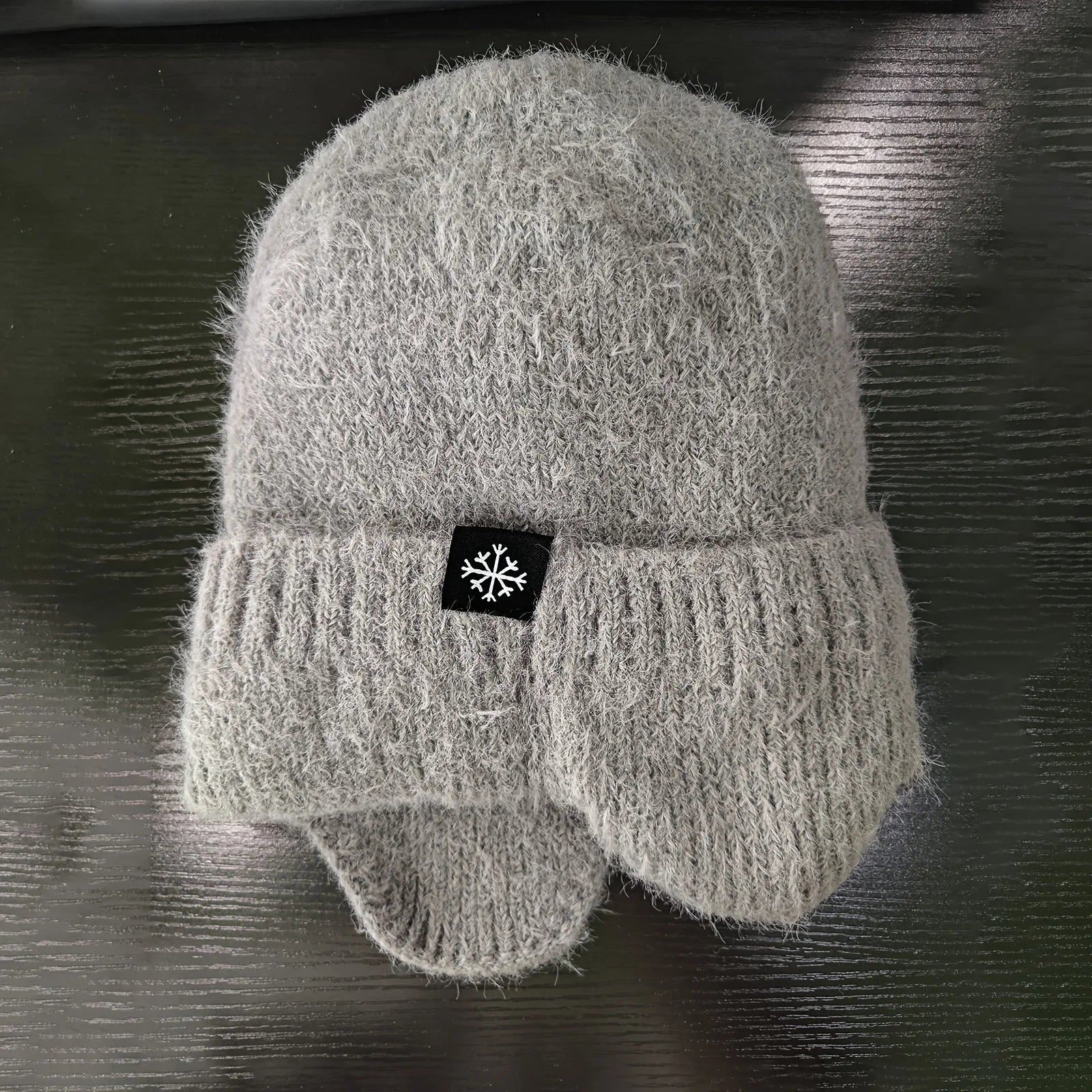 Hot Sale Women Earflap Winter Hat Candy Colors Fashion Faux Fur Knitted Hat Kpop Style Soft Beanie Hats Female Streetwear Cap
