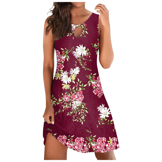 Dresses For Women Summer Plus Size Women Beach Dress Fashion Stripe Sleeveless Backless Camisole Vestidos En Oferta LiquidacióN - MANDOTOS