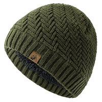 Unisex Peak Labal Winter Hats Fashion Knitted Hats For Men And Women Beanie Cap Outdoor Plush Fur Lined Warm Sports Hats