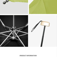 1Pc 55% Off Mini Sun Umbrella Pocket Rain Umbrella Vinyl Folding UV Ultraviolet Protection Sun Shade Pocket Parasol Capsule - MANDOTOS