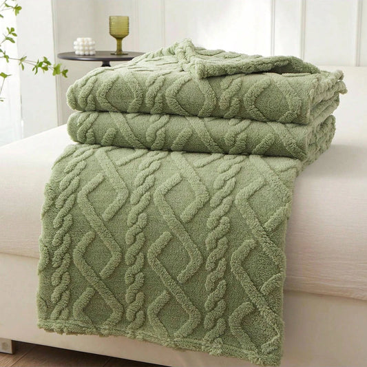Cozy Coral Fleece Blanket - Your Perfect Multi-Purpose Companion - MANDOTOS