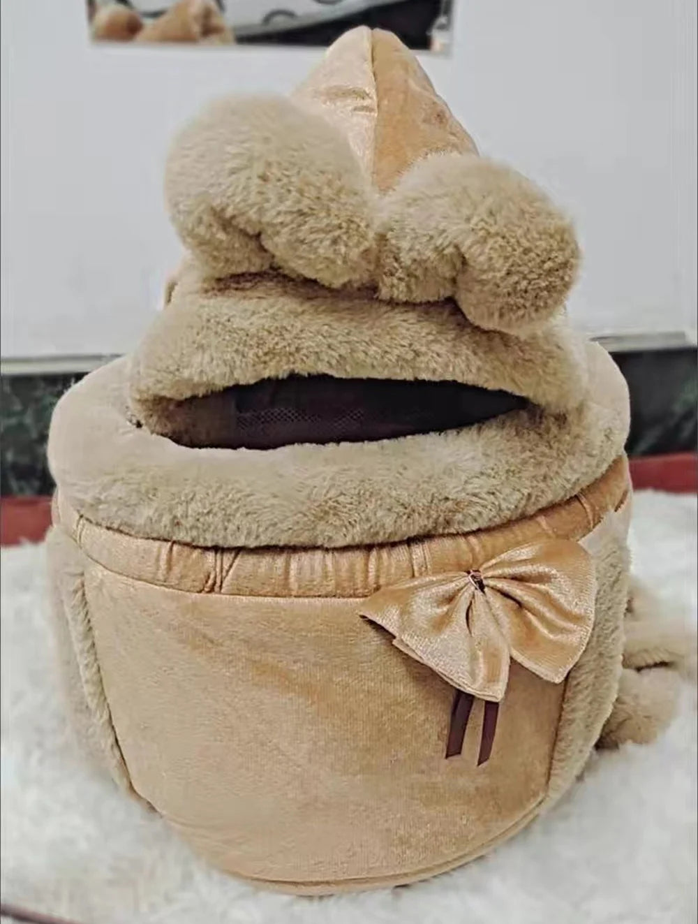 Outdoor Travel Chihuahua Puppy Dog Carrier Bacpack Winter Warm Pet Carrying Bags for Small Dogs Yorkshire Cat Nest mascotas Home - MANDOTOS