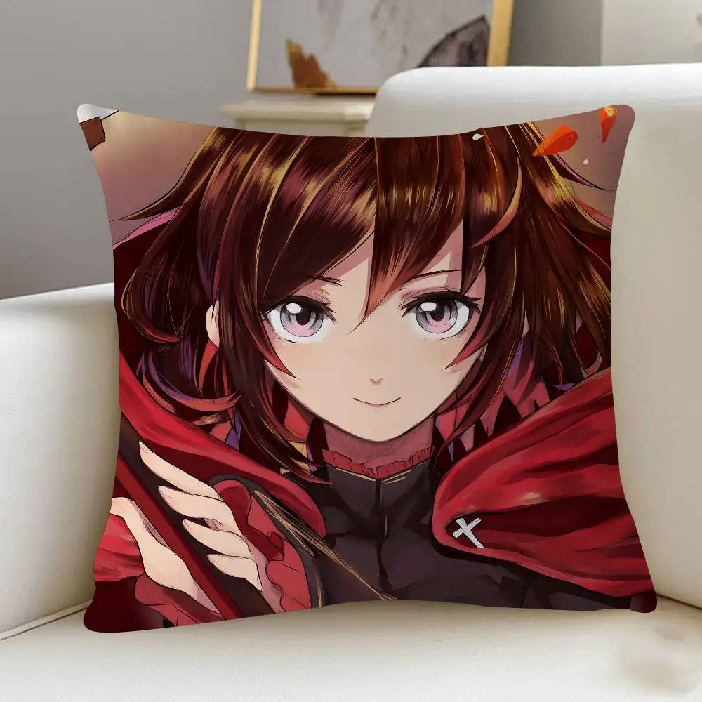 Personalized R-Ruby Rose Cartoon Animation Decorative Pillow - 45x45cm - MANDOTOS