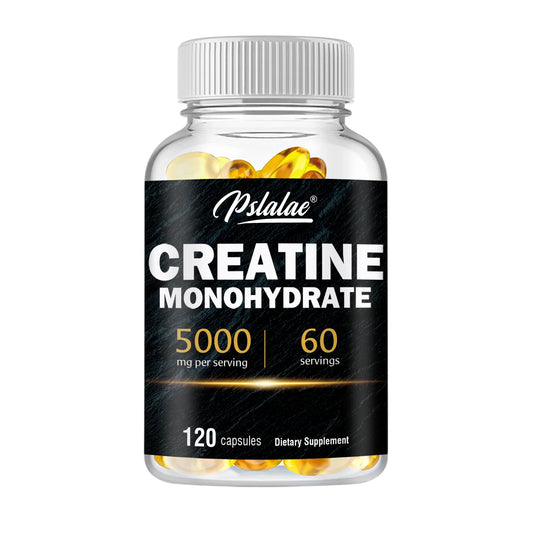 Creatine Monohydrate - Build Muscle, Improve Athletic Performance, Improve Energy Endurance and Promote Recovery - 120 Capsules