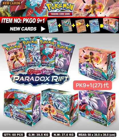 324 to 360 Piece Set Pokemon Cards Scarlet and Violet 151 Astral Radiance Evolutions Ultra Prism English Booster Battle Transaction Cards - MANDOTOS