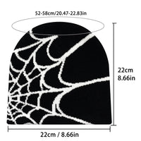 New model Winter Knitted Hat Four Seasons Men's and Women's Universal Y2K Knit Hat Spider Web Riding Outdoor Sports Fashion Hat