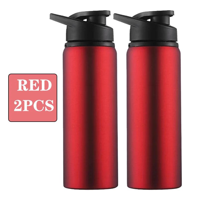 Portable Water Bottle Bicycle Riding Drinking Water Bottle Outdoor Sport Travel Mug Metal Stainless Steel Bottle MANDOTOS