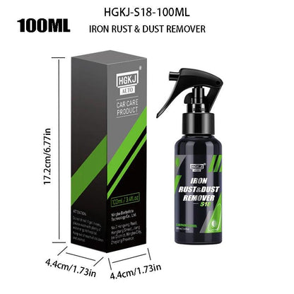 HGKJ Car Paint & Wheel Iron Particles Powder Cleaning Super Rust Dust Remover Spray Metal Surface Defender Auto Rim Cleaner - MANDOTOS