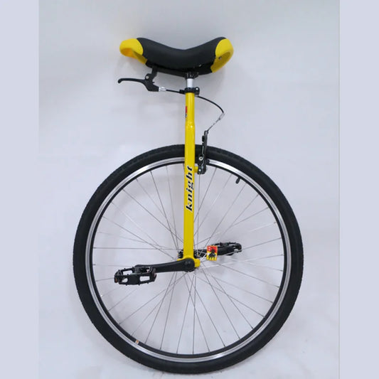 28" Unicycle with Brakes, Extra Large Heavy Duty Men Teens Boys Balance Bike, for Tall People Height 160-195Cm /63"-77"