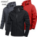 Men's Outdoor Waterproof Raincoat Lightweight Cycling Coat with Hood Streetwear Hiking Windproof Jacket Climbing Outdoor Jackets