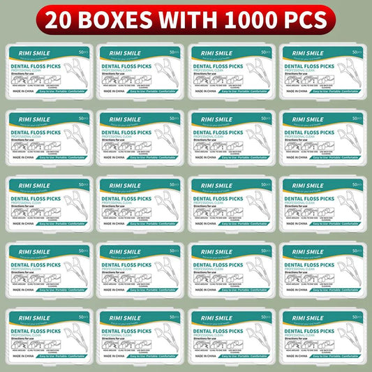 50/150/300/600/1000 PCS dental floss sticks oral care tools - MANDOTOS