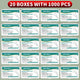 20boxes with 1000PCS