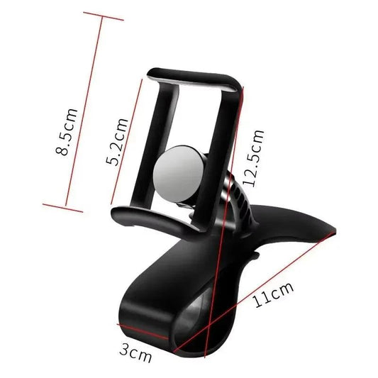 360 Rotatable Car Phone Holder Universal Cell Phone Stands Car Rack Dashboard Support for Auto Grip Mobile Phone Fixed Bracket - MANDOTOS