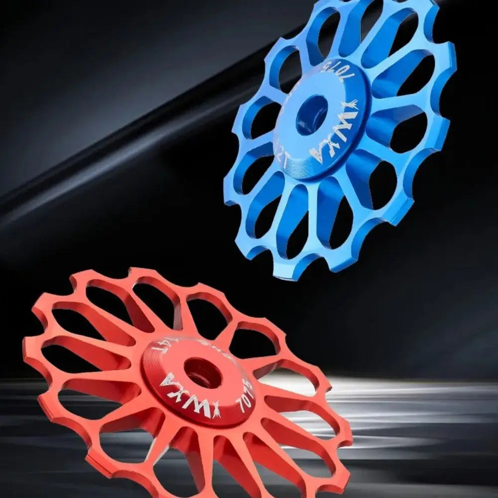 Ceramic Bicycle Guide Wheel, Rear Derailleur, Bearing Axis Adapter, Bike Guide Roller, Jockey Wheel, 10T-17T