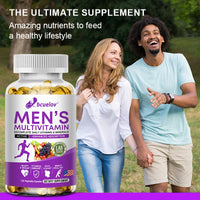 Men's Daily Multivitamin - 22 Vitamins & Minerals, Dietary Supplement for Immunity, Energy, Digestion, Skin, and Overall Health