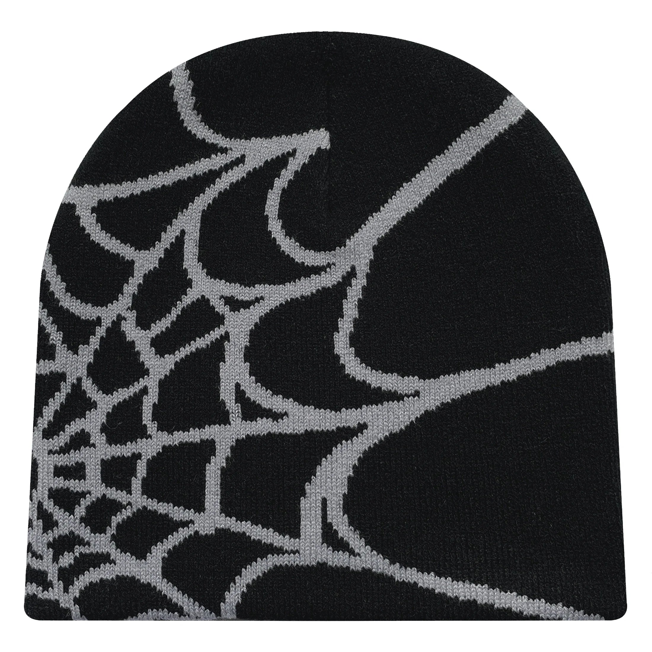 New model Winter Knitted Hat Four Seasons Men's and Women's Universal Y2K Knit Hat Spider Web Riding Outdoor Sports Fashion Hat