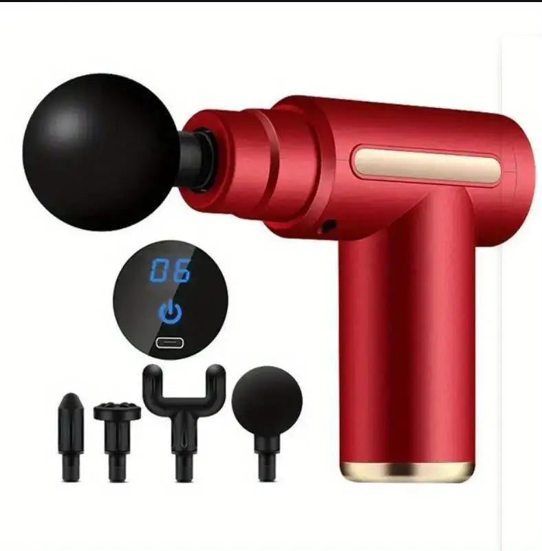 Mini Muscle Massage Gun Protable Body Massager Deep Handheld Percussion Massager For Body Back And Neck Leg - MANDOTOS