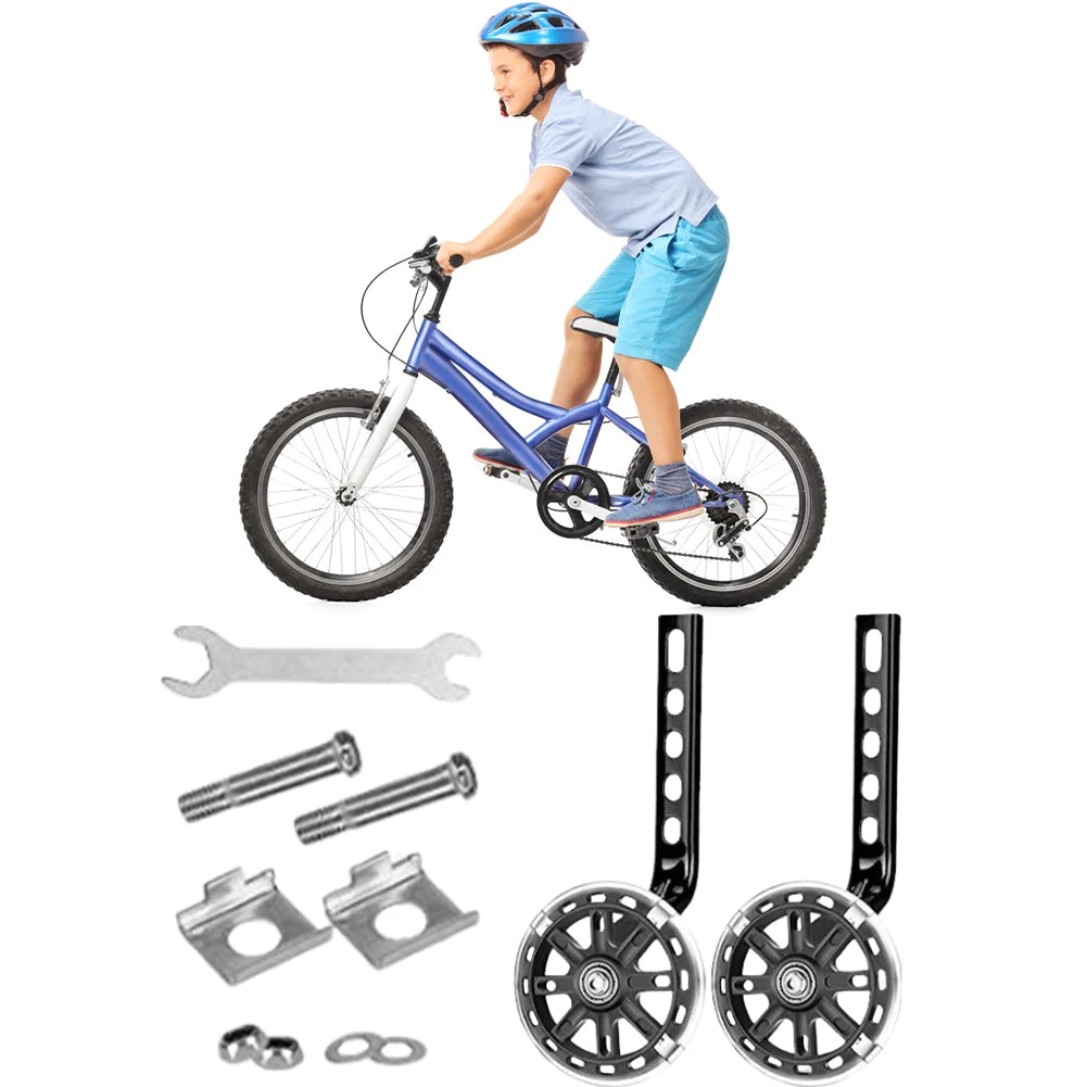 Kids Bike Training Wheels - Build Confidence & Fun Riding Experience! 12-20in Bikes🚲 - MANDOTOS