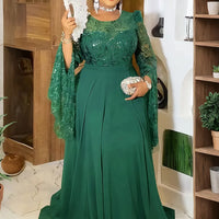 2025 Elegant African Dresses for Women New Africa Clothing Plus Size Wedding Party Long Dress Dashiki Ankara Outfits Robe