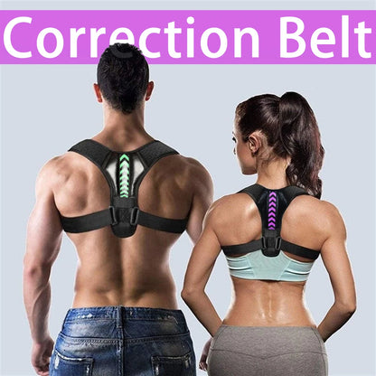 Adjustable Back Shoulder Posture Corrector Belt Clavicle Spine Support Reshape Your Body Home Office Sport Upper Back Neck Brace - MANDOTOS