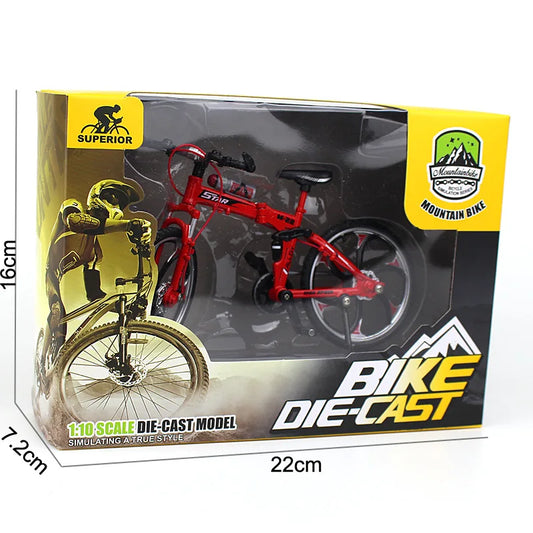 Creative Alloy Bicycle Model Ornament Mini Metal Bike Toy Collectible