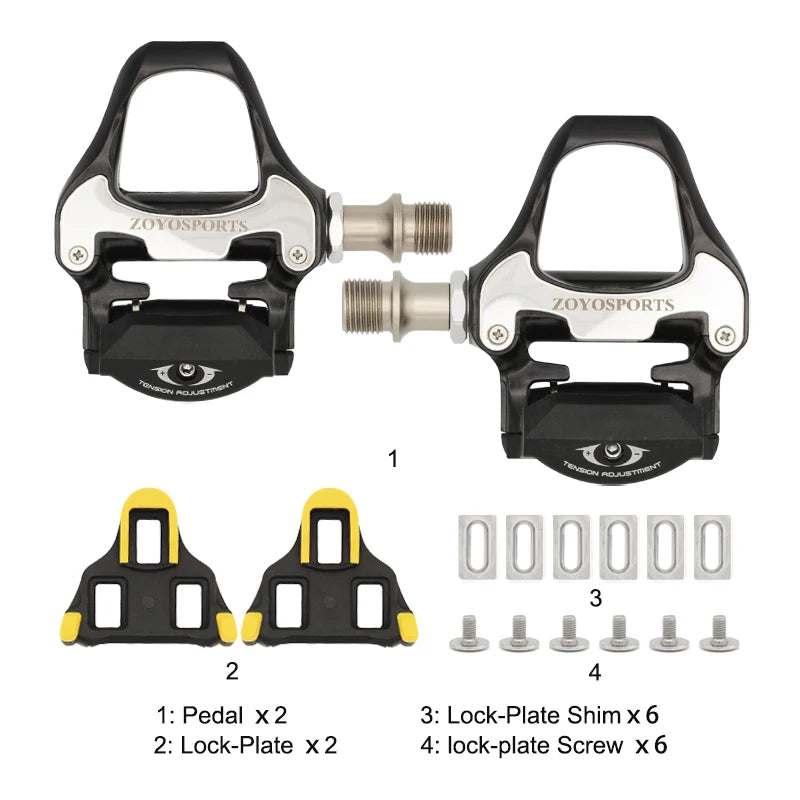 Unlock Your Cycling Potential with ZOYOSPORTS Road Bike Pedals! - MANDOTOS