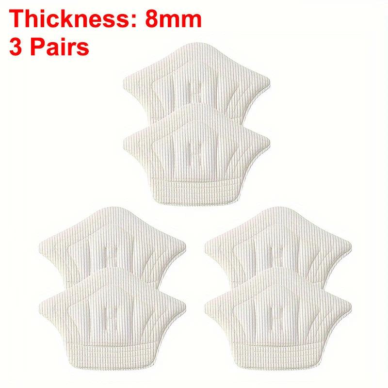 3pairs/6pairs Insoles Patch Heel Pads for Sport Shoes Back Sticker Adjustable Size Antiwear Feet Pad Cushion Insert Insole - MANDOTOS