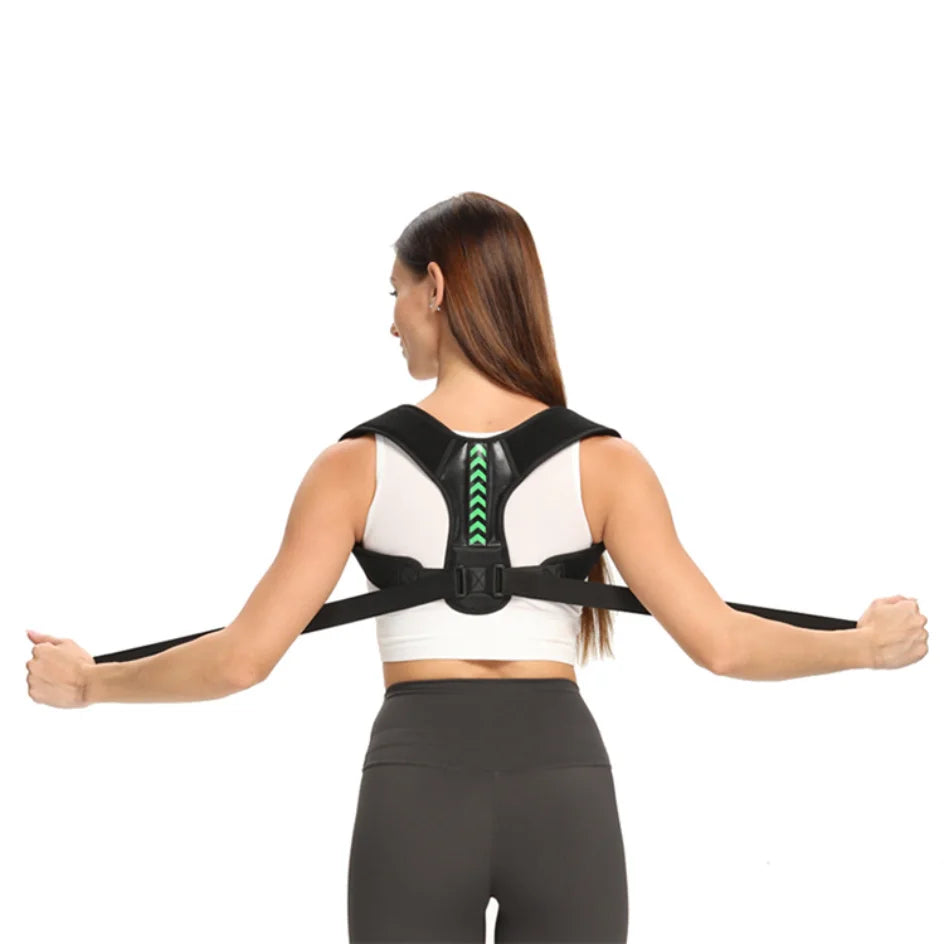 Adjustable Back Shoulder Posture Corrector Belt Clavicle Spine Support Reshape Your Body Home Office Sport Upper Back Neck Brace - MANDOTOS