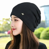 Hot Sale Unisex Warm Winter Hat Fashion Men & Women Simple Style Thick Knitted Hat Outdoor Sports Ski Beanie Hats