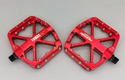 2025 New Bike Pedals  MTB Mountain Road Flat Non-slip CNC 3 Sealed Bearings Green Bicycle Pedals Route Cycling Accessories