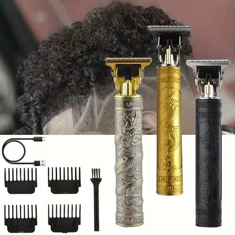 High-Power Electric Clippers Designed for Barbershops, Ideal for Shaving And Trimming with USB Charging. - MANDOTOS