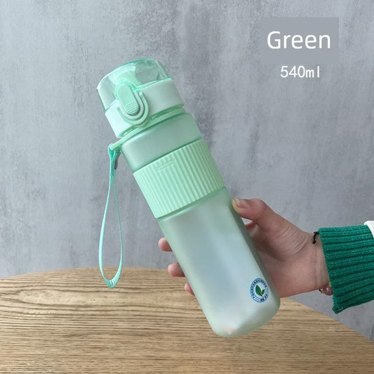 Casino Frosted Sports Water Cup Plastic Handy Cup Men and Women Creativity Portable Student Kettle with Lid Sports Bottle - MANDOTOS