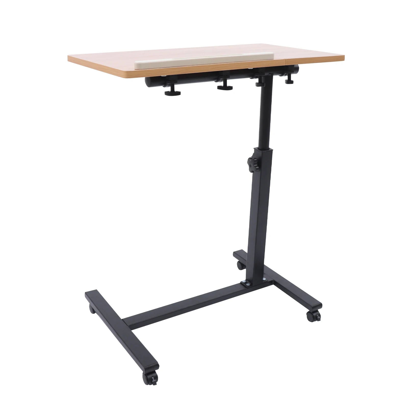 Adjustable Height Laptop Desk Rolling Cart Table Stand Movable Computer Table Sofa Side Tables - MANDOTOS