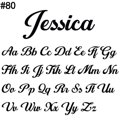 Custom Name Bangle for Women Stainless Steel Personalized Letter Adjustable Big Bangle Jewelry Girlfriend Gift Pulseira Feminina - MANDOTOS