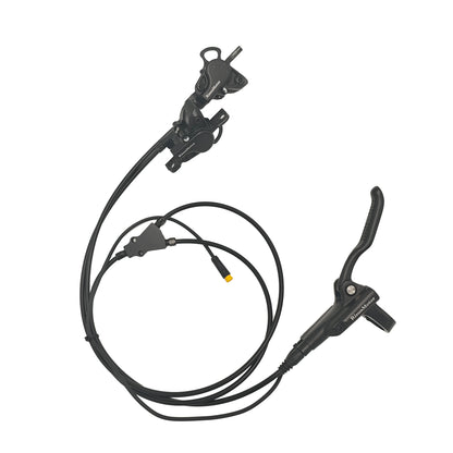 Hydraulic Disc Brake Kits with Front Dual Brake Calipers and Parking Button for Electric Bicycle Tricycle