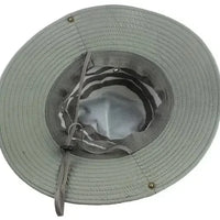 Summer Men's Wide Brim Bucket Hat UV Protection Panama Style Mesh Fisherman Beach Sun Hat for Outdoor Hunting Hiking
