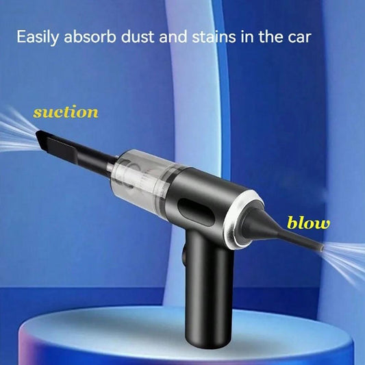 3 In 1 Integrated Suction And Blowing Vacuum Cleaner USB Charging Small Car Household Vacuum Cleaner - MANDOTOS