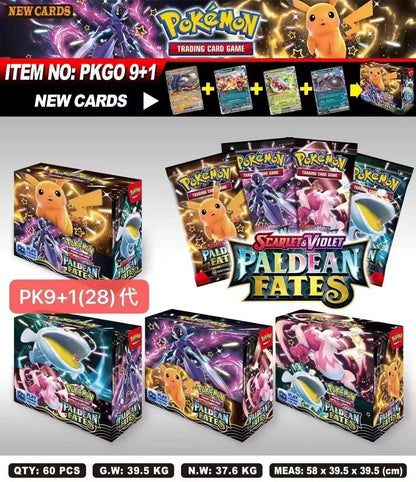 324 to 360 Piece Set Pokemon Cards Scarlet and Violet 151 Astral Radiance Evolutions Ultra Prism English Booster Battle Transaction Cards - MANDOTOS