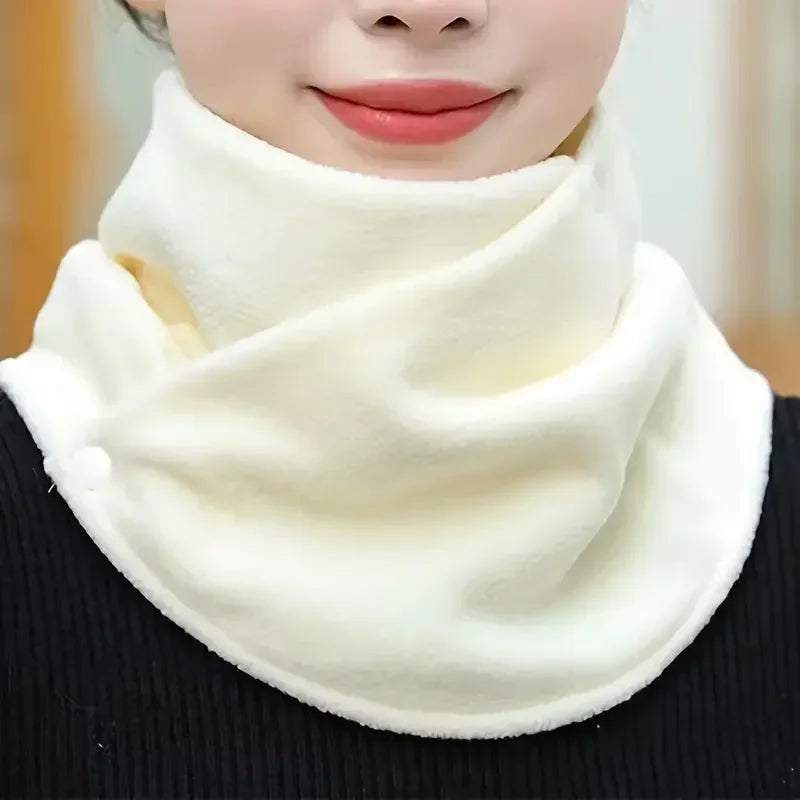 Winter Scarf for Women Warm Fluffy Neck Warmer Stylish Ins Fashion High Value Neck Wrap Student Cute Versatile Scarf