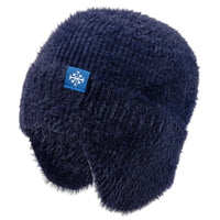 Hot Sale Women Earflap Winter Hat Candy Colors Fashion Faux Fur Knitted Hat Kpop Style Soft Beanie Hats Female Streetwear Cap