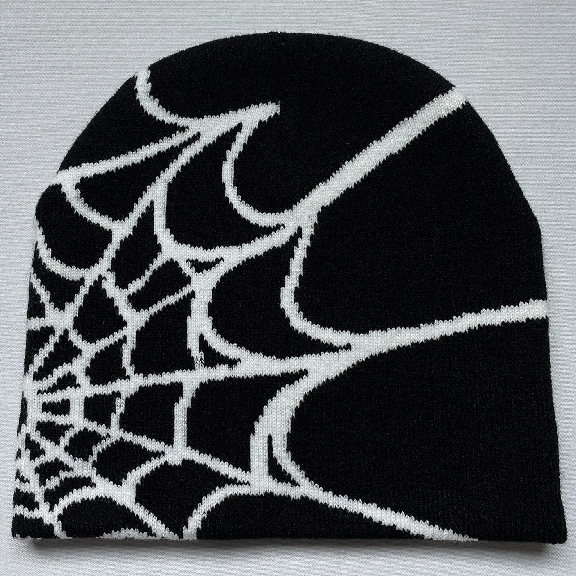 New model Winter Knitted Hat Four Seasons Men's and Women's Universal Y2K Knit Hat Spider Web Riding Outdoor Sports Fashion Hat