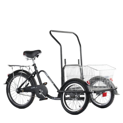 Bicycle, reverse riding donkey, elderly tricycle, pedal, scenic pedal show