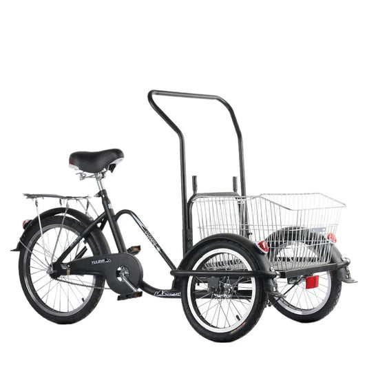 Bicycle, reverse riding donkey, elderly tricycle, pedal, scenic pedal show